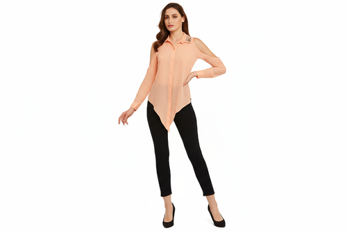 شومیز حریر آف شولدرز کره ای سایز ۳۴ تا ۴۲