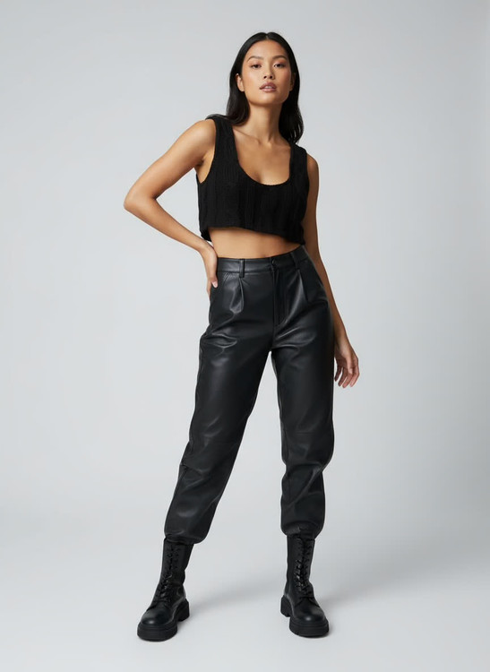 کراپ بافت کره ای رنگ مشکی