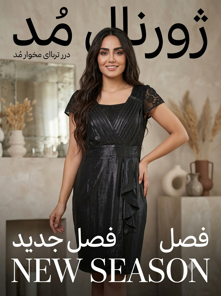 پیراهن مجلسی عروسکی مشکی